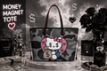🖤 Grey / Stealth Wealth Money Magnet Tote